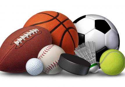 variety of sports balls