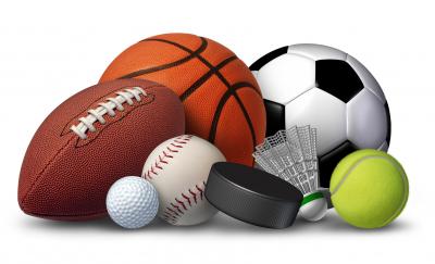 variety of sports balls