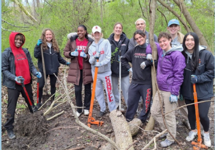 Group of people gathered