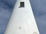 view of lighthouse from directly beneath.