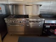 Stove area first floor of community center