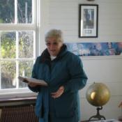 Town historian Louise Bement