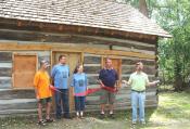 North Log Cabin dedication photo