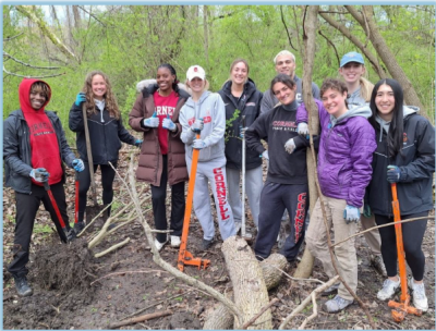 Group of people gathered